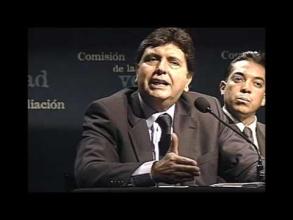 Embedded thumbnail for Alan García Perez,  líder del Partido Aprista (perspectivas) &gt; Videos